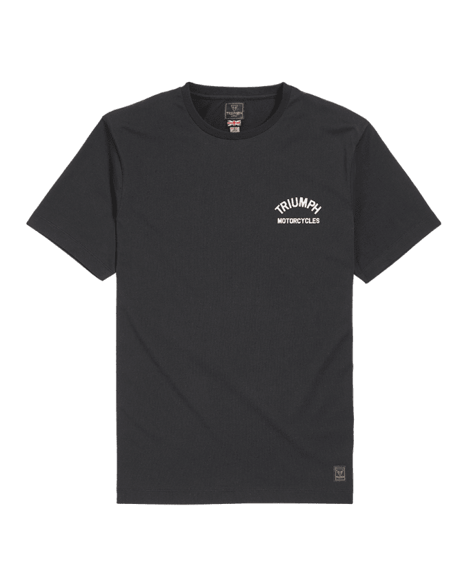 Ealing Left Chest Logo T-shirt in Black |Casual Clothing